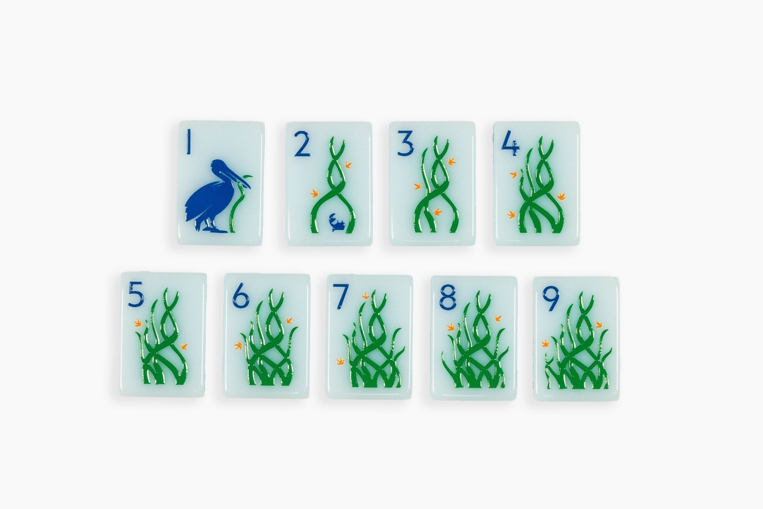 Soft Blue Ocean Inspired American Mahjong Set - 160 Acrylic Tiles, Mat, Storage Bag & Accessories 4 Soft Blue Ocean Inspired American Mahjong Set - 160 Acrylic Tiles, Mat, Storage Bag & Accessories - Image 4