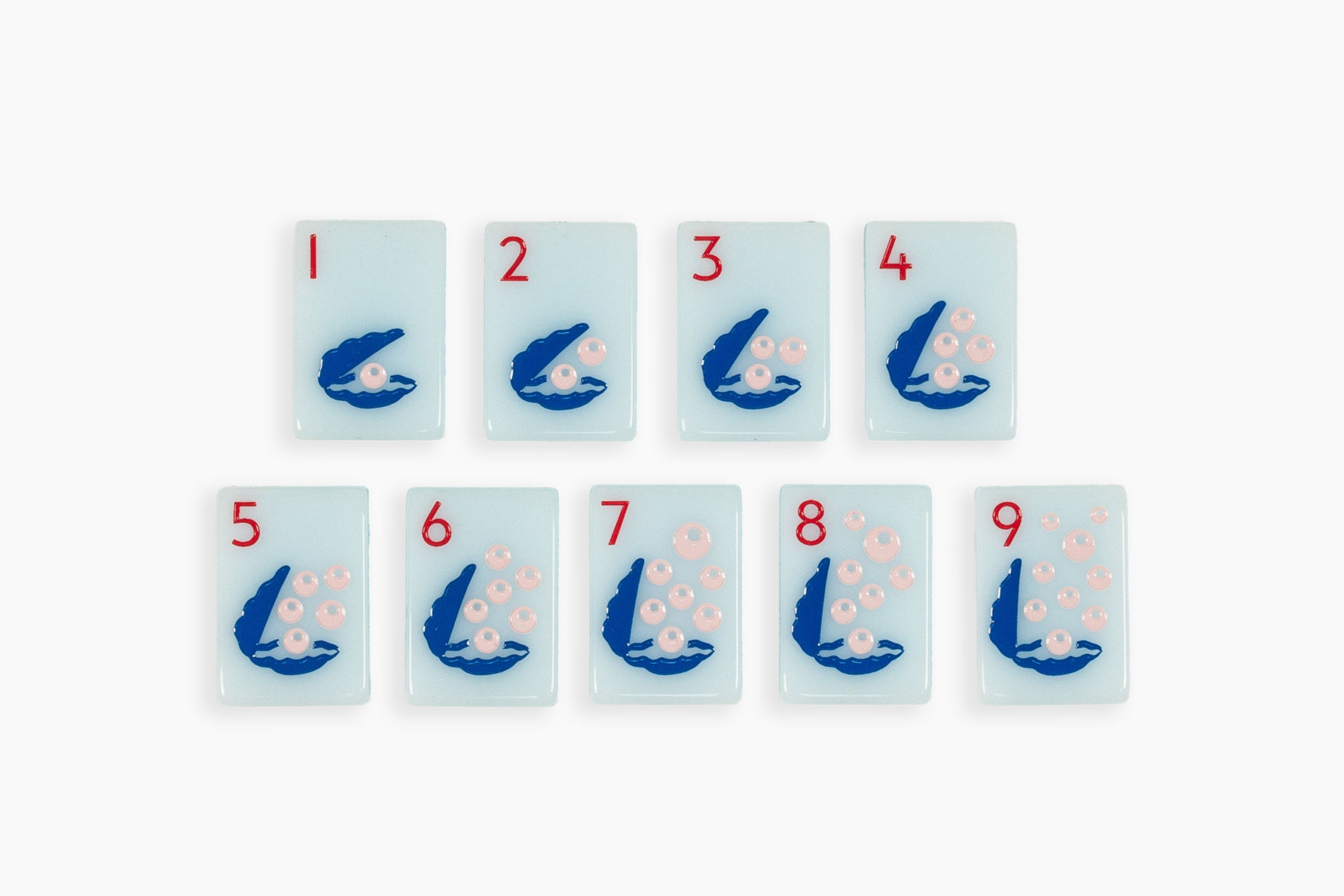 Soft Blue Ocean Inspired American Mahjong Set - 160 Acrylic Tiles, Mat, Storage Bag & Accessories 3 Soft Blue Ocean Inspired American Mahjong Set - 160 Acrylic Tiles, Mat, Storage Bag & Accessories - Image 3