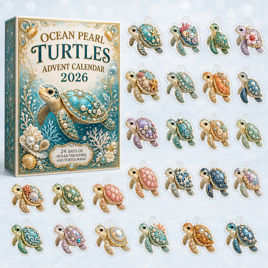 Ocean Pearl Turtles Advent Calendar 2026 for Sea Turtle Lovers 1 Ocean Pearl Turtles Advent Calendar 2026 for Sea Turtle Lovers