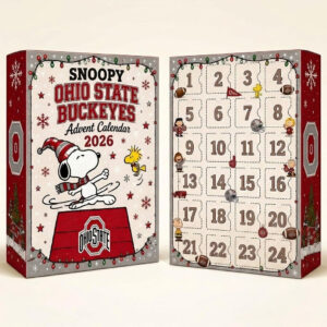 Ohio State Buckeyes x Snoopy Advent Calendar 2026 for College Football Fans
