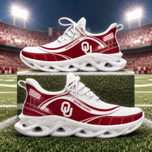Oklahoma Sooners Boomer Sooner 2026 Graphic Air Max Shoes Sneakers for College Sports Fans