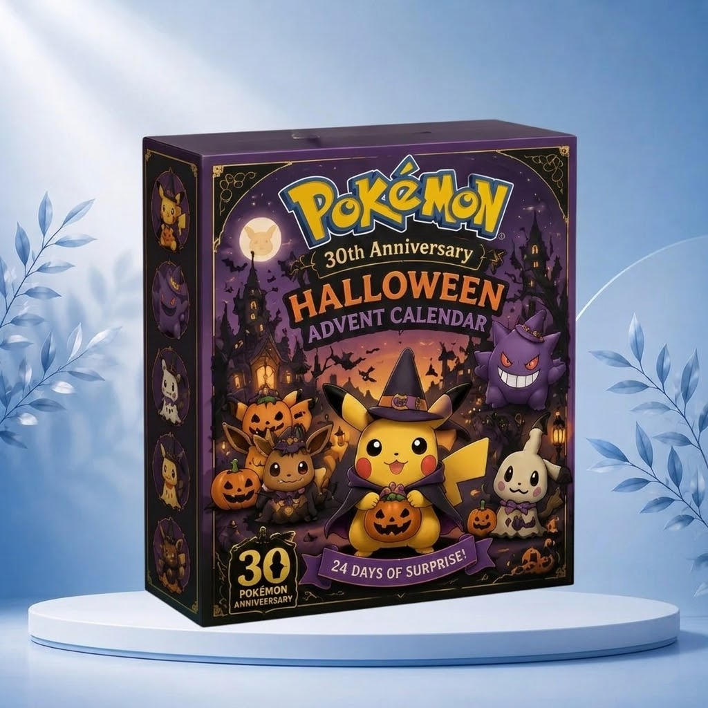 Pokemon 30th Anniversary Halloween Advent Calendar 2026 for Pokemon Fans 1 Pokemon 30th Anniversary Halloween Advent Calendar 2026 for Pokemon Fans