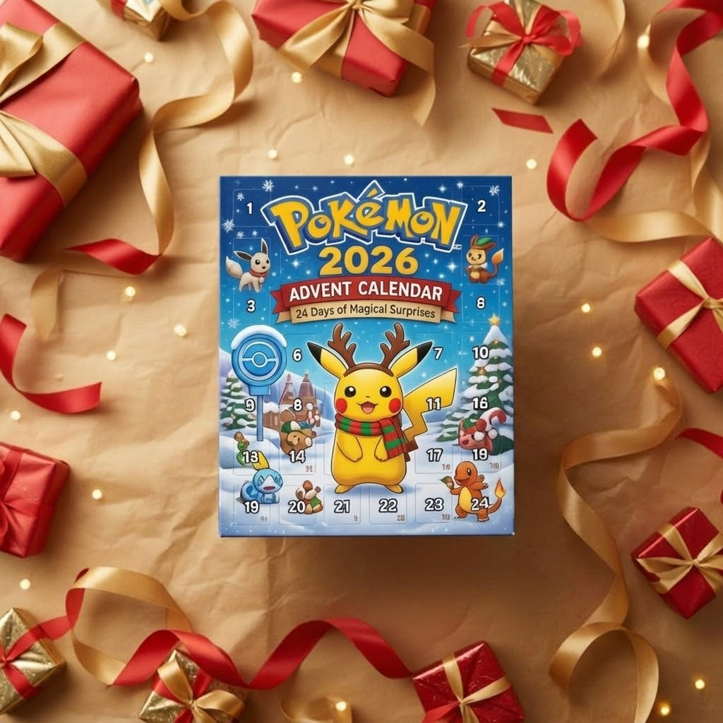 Pokemon Christmas Advent Calendar 2026 for Pokemon Fans 2 Pokemon Christmas Advent Calendar 2026 for Pokemon Fans