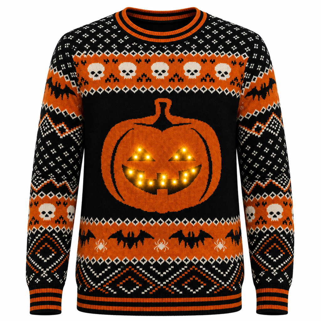 Pumpkin Ugly Sweater For Halloween 2026 1 Pumpkin Ugly Sweater For Halloween 2026