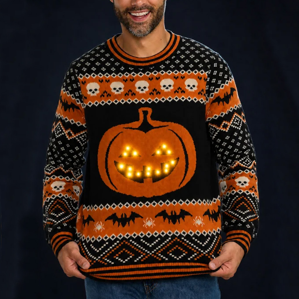 Pumpkin Ugly Sweater For Halloween 2026 2 Pumpkin Ugly Sweater For Halloween 2026 - Image 2