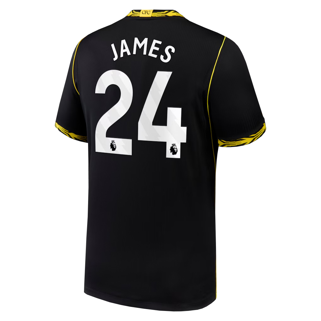 Reece James Chelsea 2026-2027 Away Stadium Black Soccer Jersey for Soccer Fans 3 Reece James Chelsea 2026-2027 Away Stadium Black Soccer Jersey for Soccer Fans - Image 3