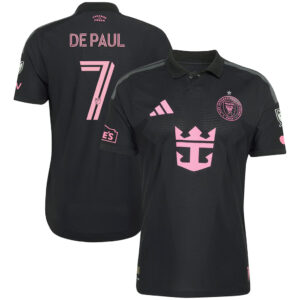Rodrigo De Paul Inter Miami CF 2026 Black Soccer Jersey for Soccer Fans