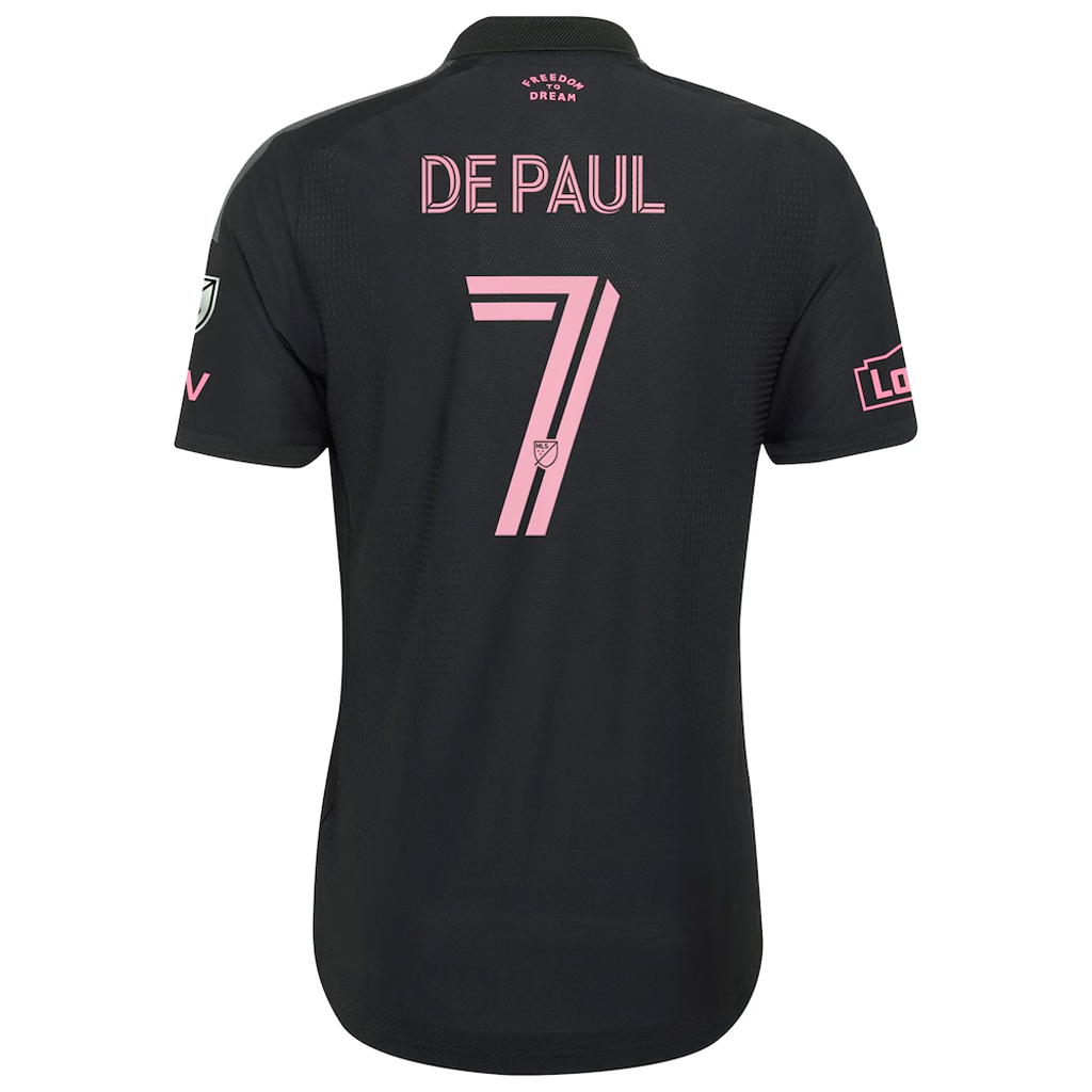 Rodrigo De Paul Inter Miami CF 2026 Black Soccer Jersey for Soccer Fans 3 Rodrigo De Paul Inter Miami CF 2026 Black Soccer Jersey for Soccer Fans - Image 3