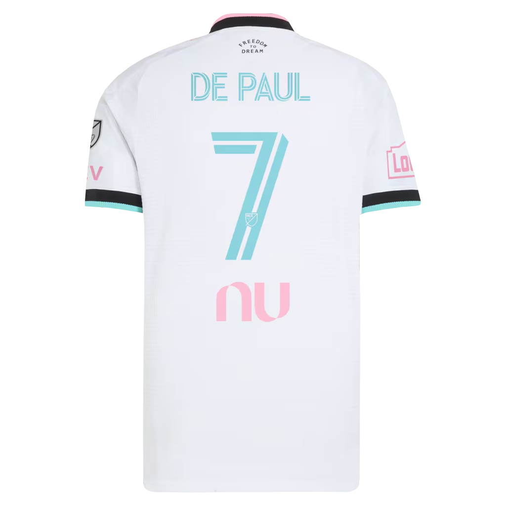 Rodrigo De Paul Inter Miami CF 2026 White Soccer Jersey for Soccer Fans 3 Rodrigo De Paul Inter Miami CF 2026 White Soccer Jersey for Soccer Fans - Image 3