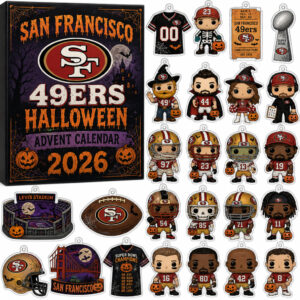 San Francisco 49ers Halloween Advent Calendar 2026 for Football Fans