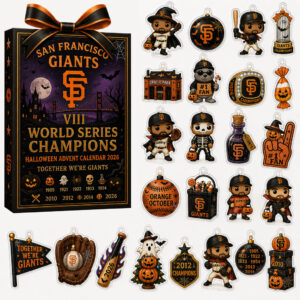 San Francisco Giants 8x World Series Champions Halloween 2026 Advent Calendar