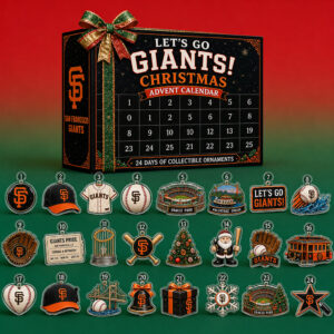 San Francisco Giants Christmas Advent Calendar 2026 for Baseball Fans
