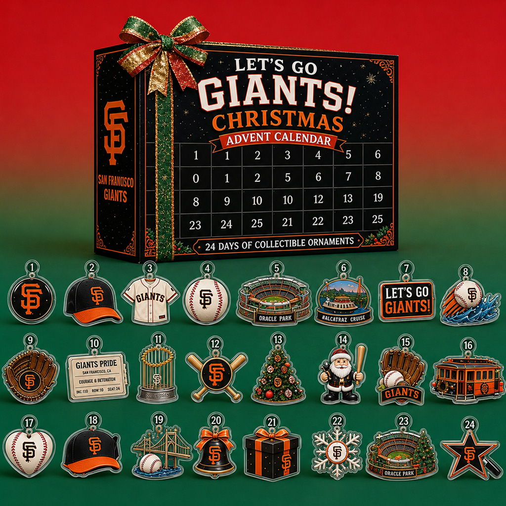 San Francisco Giants Christmas Advent Calendar 2026 for Baseball Fans 1 San Francisco Giants Christmas Advent Calendar 2026 for Baseball Fans