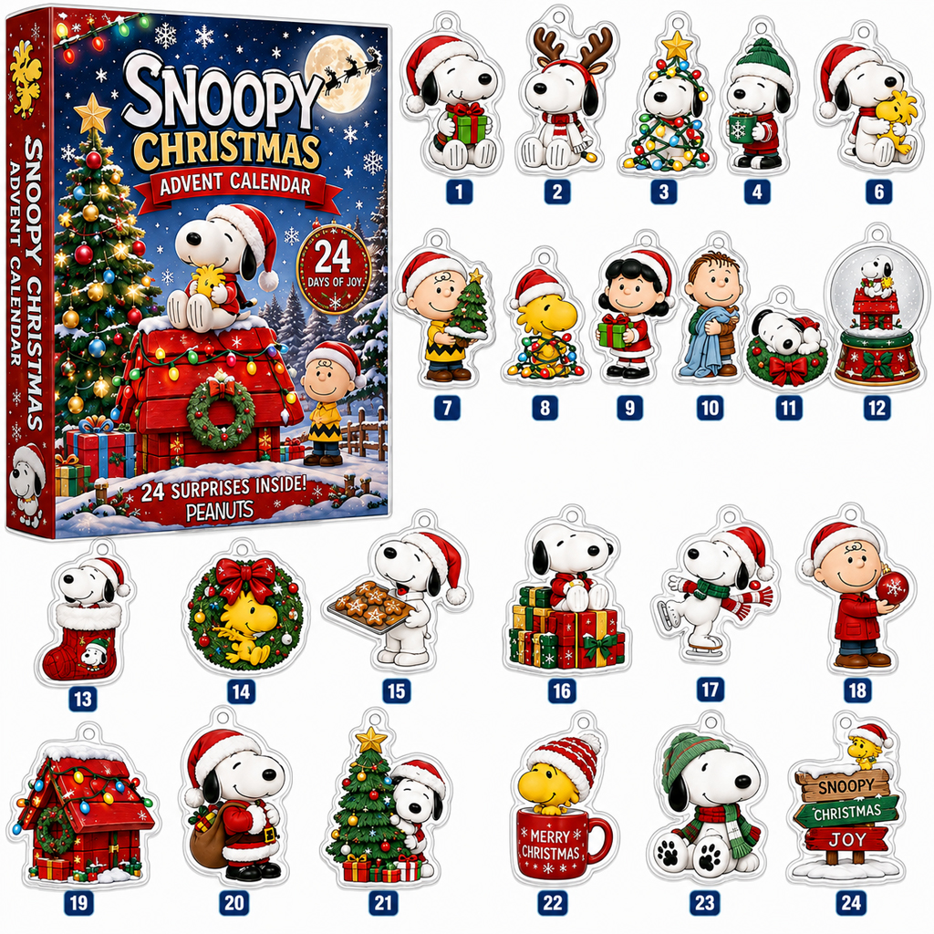Snoopy Christmas Advent Calendar 2026 for Peanuts Fans 2 Snoopy Christmas Advent Calendar 2026 for Peanuts Fans