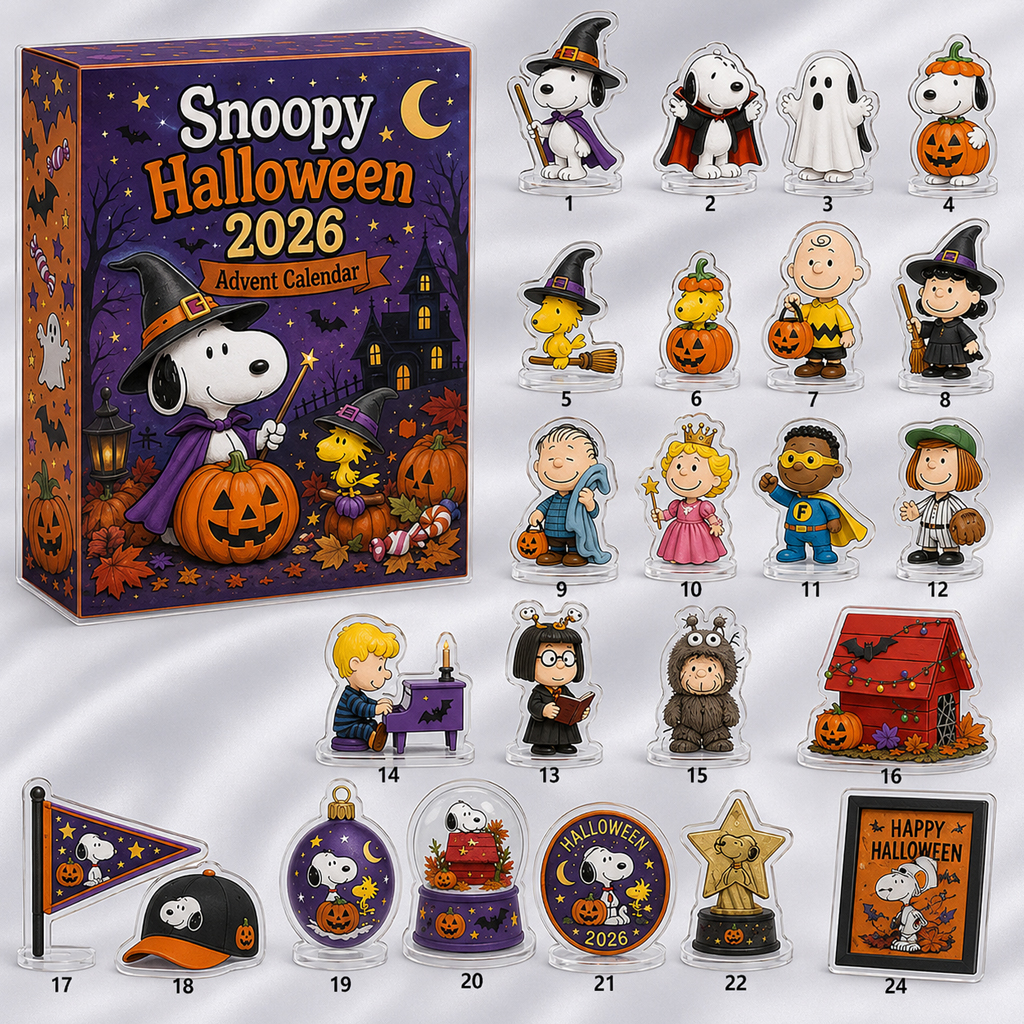 Snoopy Halloween 2026 Advent Calendar Peanuts 24 Days Countdown for Halloween Fans 2 Snoopy Halloween 2026 Advent Calendar Peanuts 24 Days Countdown for Halloween Fans
