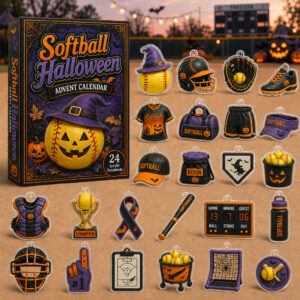Softball Halloween Advent Calendar 2026 for Softball Fans