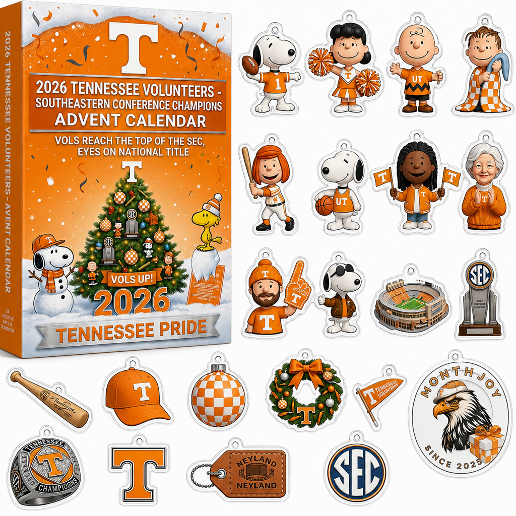 Tennessee Volunteers x Snoopy Advent Calendar 2026 for College Football Fans 2 Tennessee Volunteers x Snoopy Advent Calendar 2026 for College Football Fans