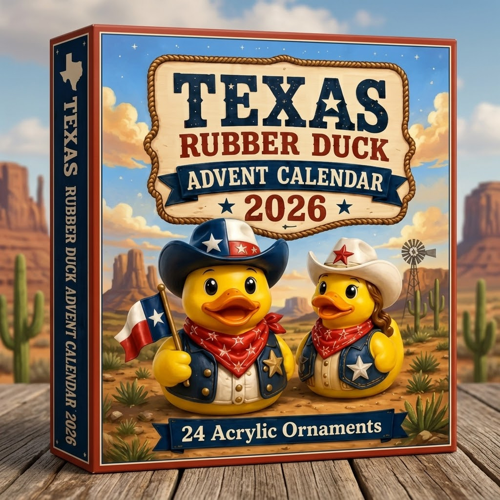 Texas Cowboy Duck Advent Calendar 2026 for Cowboy and Duck Lovers 2 Texas Cowboy Duck Advent Calendar 2026 for Cowboy and Duck Lovers