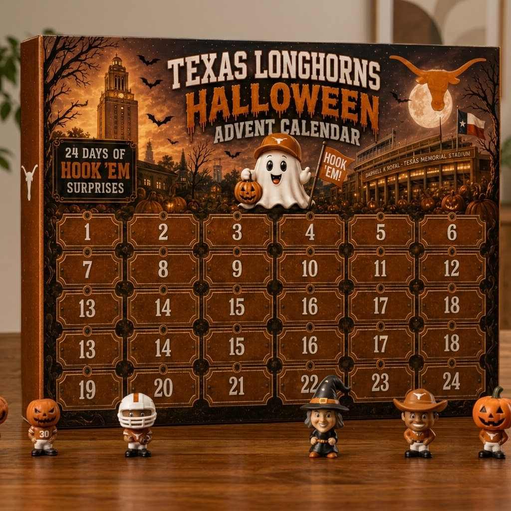 Texas Longhorns Halloween Advent Calendar 2026 for College Football Fans 2 Texas Longhorns Halloween Advent Calendar 2026 for College Football Fans