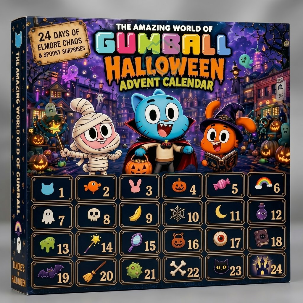 The Amazing World Of Gumball Halloween 2026 Advent Calendar 1 The Amazing World Of Gumball Halloween 2026 Advent Calendar