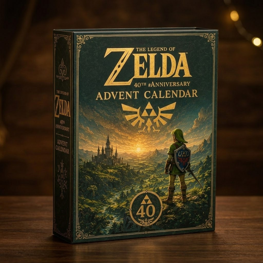 The Legend of Zelda 40th Anniversary Advent Calendar 2026 for Gaming Fans 1 The Legend of Zelda 40th Anniversary Advent Calendar 2026 for Gaming Fans
