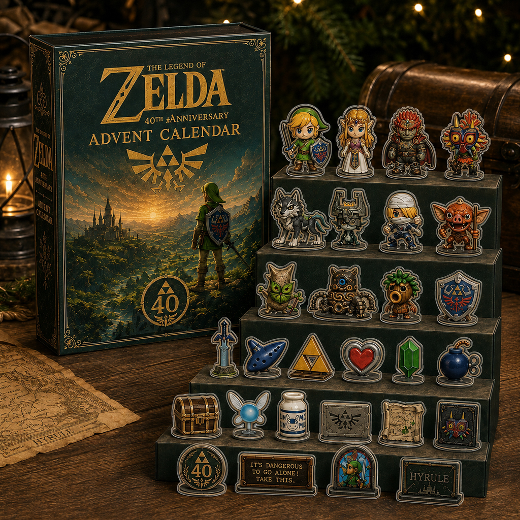 The Legend of Zelda 40th Anniversary Advent Calendar 2026 for Gaming Fans 2 The Legend of Zelda 40th Anniversary Advent Calendar 2026 for Gaming Fans