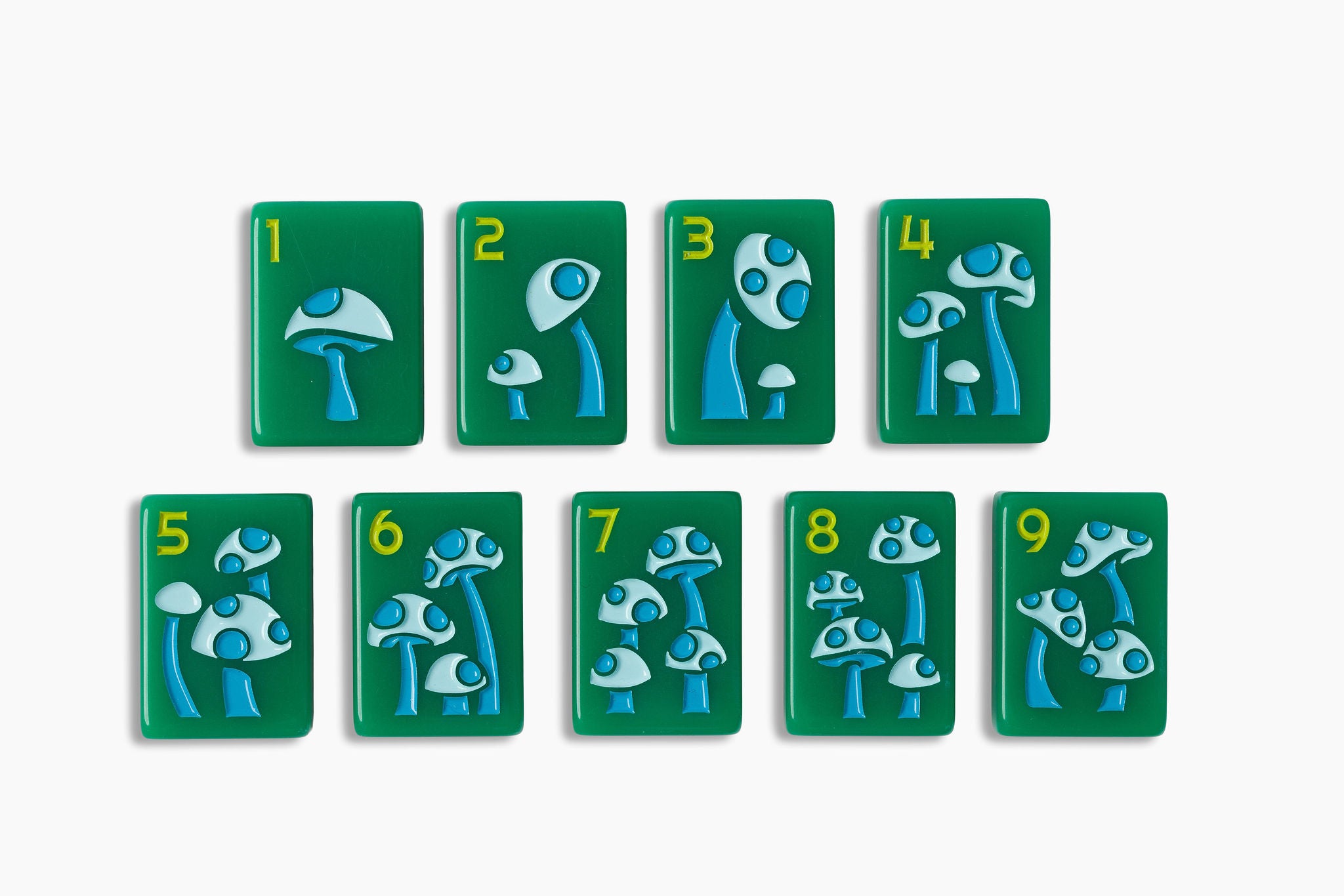 Jade Green Lucky Charm American Mahjong Set - 160 Acrylic Tiles, Mat, Storage Bag & Accessories 2 Jade Green Lucky Charm American Mahjong Set - 160 Acrylic Tiles, Mat, Storage Bag & Accessories - Image 2