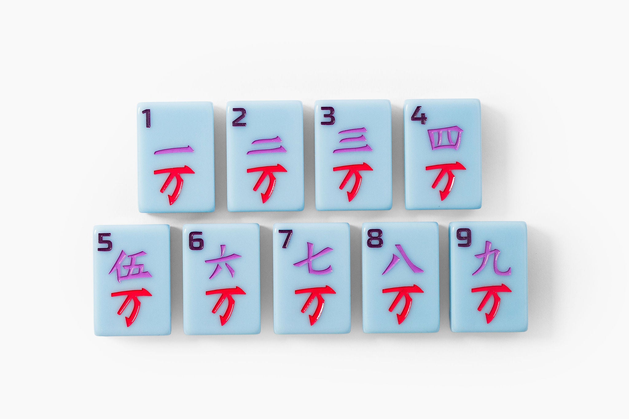Cornflower Blue Classic Art Inspired American Mahjong Set - 160 Acrylic Tiles, Mat, Storage Bag & Accessories 4 Cornflower Blue Classic Art Inspired American Mahjong Set - 160 Acrylic Tiles, Mat, Storage Bag & Accessories - Image 4