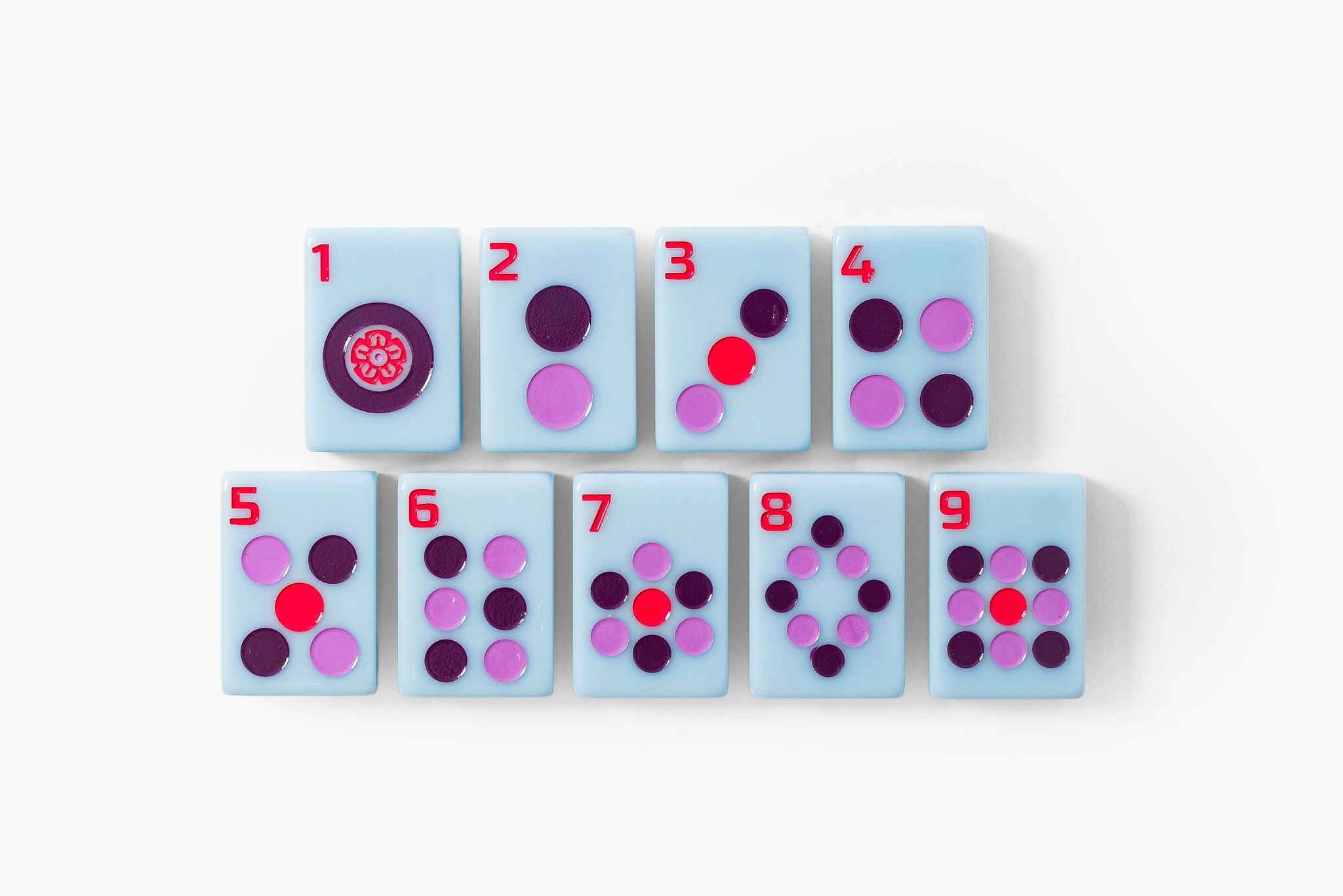 Cornflower Blue Classic Art Inspired American Mahjong Set - 160 Acrylic Tiles, Mat, Storage Bag & Accessories 3 Cornflower Blue Classic Art Inspired American Mahjong Set - 160 Acrylic Tiles, Mat, Storage Bag & Accessories - Image 3