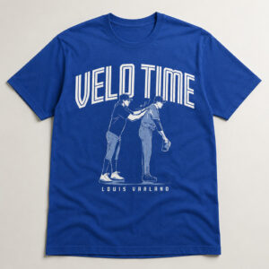 Toronto Blue Jays Louis Varland Velo Time Graphic Shirt for Baseball Fans