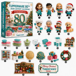 Tupperware 80th Anniversary Christmas Advent Calendar 2026 for Tupperware Fans