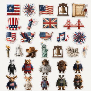 US 250th Anniversary Patriotic Advent Calendar 2026 for American Pride Fans