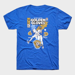 Unisex 2026 Golden Gloves Royal-Tees Graphic Shirt for Baseball Fans