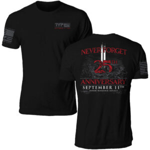 Unisex 9/11 25th Anniversary Memorial Graphic Shirt for Patriotic Americans