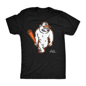 Unisex Baltimore Orioles Polar Bear Pete Graphic Shirt for Baseball Fans