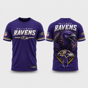 Unisex Baltimore Ravens Raven Pride 2026 Graphic Shirt for Football Fans
