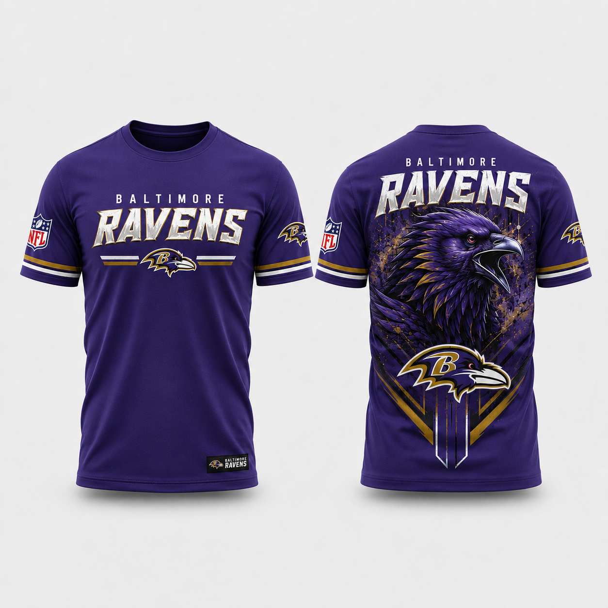 Unisex Baltimore Ravens Raven Pride 2026 Graphic Shirt for Football Fans 1 Unisex Baltimore Ravens Raven Pride 2026 Graphic Shirt for Football Fans
