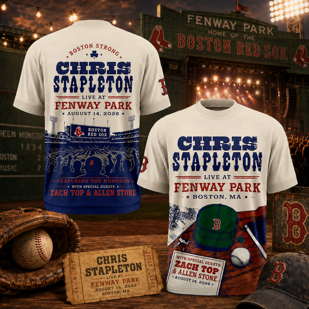 Unisex Boston Red Sox x Chris Stapleton 2026 Graphic Shirt for Baseball and Country Music Fans 2 Unisex Boston Red Sox x Chris Stapleton 2026 Graphic Shirt for Baseball and Country Music Fans - Image 2