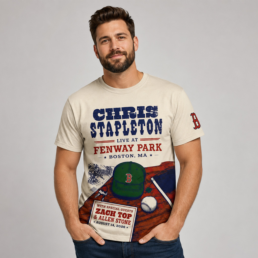 Unisex Boston Red Sox x Chris Stapleton 2026 Graphic Shirt for Baseball and Country Music Fans 3 Unisex Boston Red Sox x Chris Stapleton 2026 Graphic Shirt for Baseball and Country Music Fans - Image 3