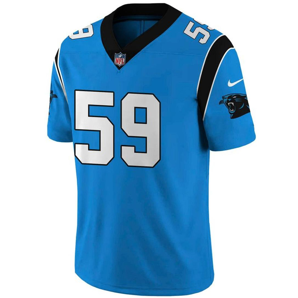 Unisex Carolina Panthers Luke Kuechly Number 59 Football Jersey for Football Fans 1 Unisex Carolina Panthers Luke Kuechly Number 59 Football Jersey for Football Fans