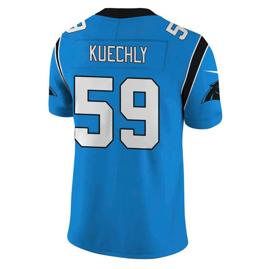 Unisex Carolina Panthers Luke Kuechly Number 59 Football Jersey for Football Fans 2 Unisex Carolina Panthers Luke Kuechly Number 59 Football Jersey for Football Fans - Image 2