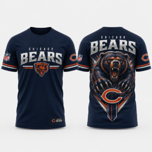 Unisex Chicago Bears Bear Pride 2026 Graphic Shirt for Football Fans