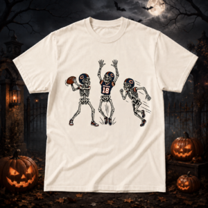 Unisex Chicago Bears Dancing Skeletons Halloween 2026 Graphic Shirt for Football Fans