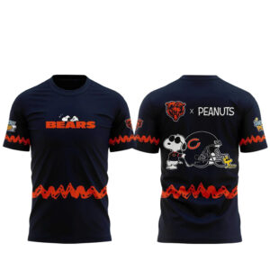 Unisex Chicago Bears x Peanuts 2026 Graphic Shirt for Football and Peanuts Fans