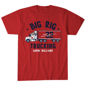 Unisex Cleveland Guardians Gavin Williams The Big Rig Graphic Shirt for Baseball Fans