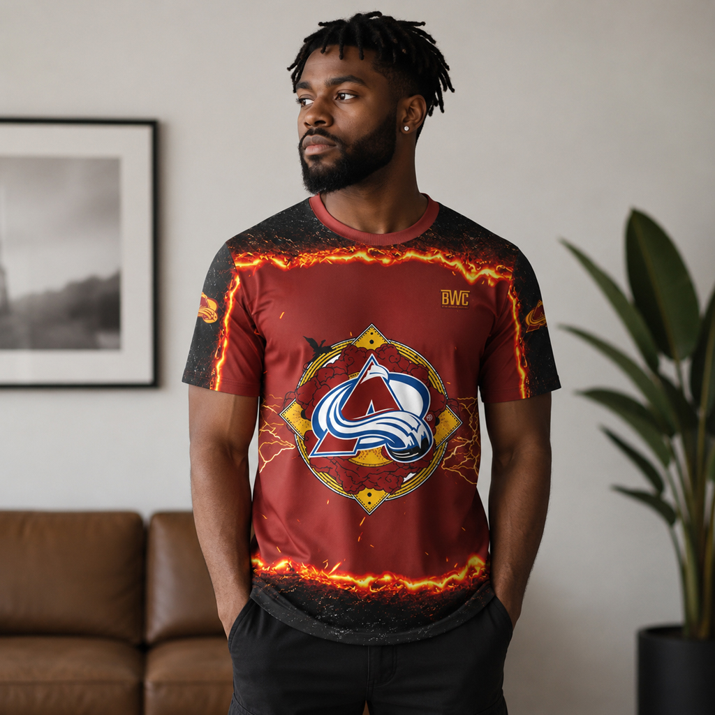 Unisex Colorado Avalanche Fourth Wing Night Book Night Series 2026 Graphic Shirt Version 1 for Hockey Fans 3 Unisex Colorado Avalanche Fourth Wing Night Book Night Series 2026 Graphic Shirt Version 1 for Hockey Fans - Image 3