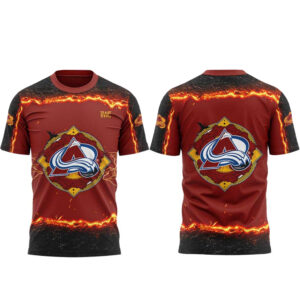 Unisex Colorado Avalanche Fourth Wing Night Book Night Series 2026 Graphic Shirt Version 2 for Hockey Fans