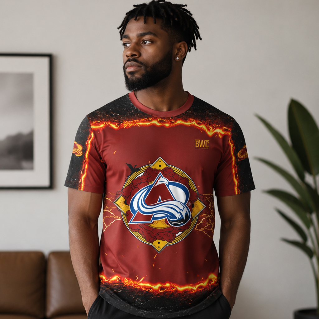 Unisex Colorado Avalanche Fourth Wing Night Book Night Series 2026 Graphic Shirt Version 2 for Hockey Fans 3 Unisex Colorado Avalanche Fourth Wing Night Book Night Series 2026 Graphic Shirt Version 2 for Hockey Fans - Image 3