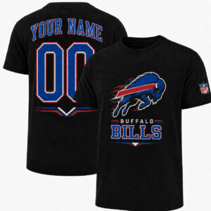 Unisex Custom Name And Number Buffalo Bills 2026 Graphic Shirt Version 1 for Football Fans