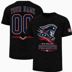 Unisex Custom Name And Number New England Patriots 2026 Graphic Shirt Version 1 for Football Fans